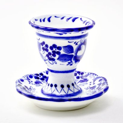 Подставка под яйцо Гжель