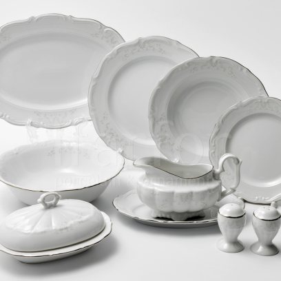 Сервиз столовый «Свадебный узор» 6/25 Форма: Repast. Фарфор