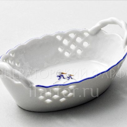 Корзинка «Гуси» Форма: DUBI. Фарфор. 110 мм.