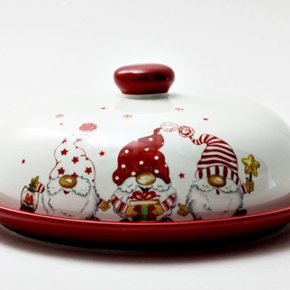 Блинница «Гномы» Форма: Repast. Керамика. 240 x 240 x 80 мм.