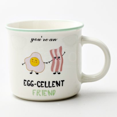 Кружка «You are egg-cellent friend» Форма: Royal Classics. Керамика. 400 мл.