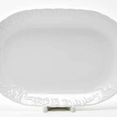 Блюдо овальное «Rococo» Форма: Repast. Фарфор. 290 мм.