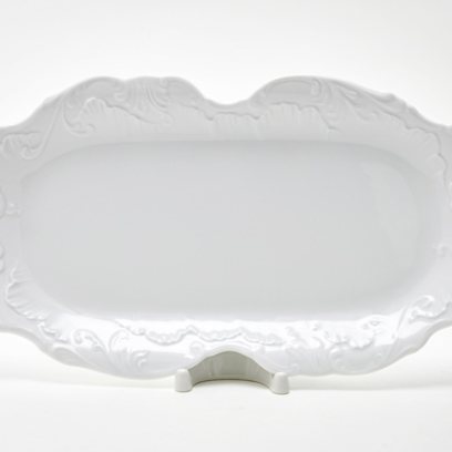 Блюдо овальное «Rococo» Форма: Repast. Фарфор. 350 мм.