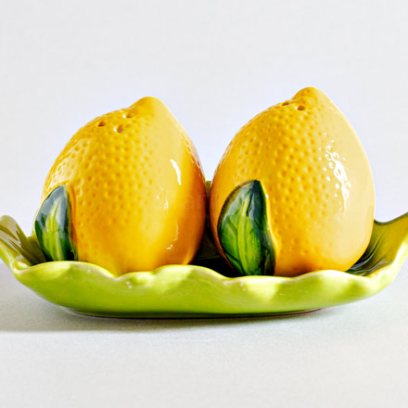 Набор для специй 2 предметный «Лимоны» Форма: Repast. Керамика. 180 x 65 x 150 мм.
