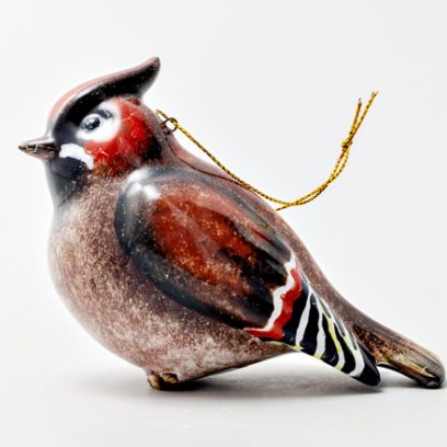 Елочная игрушка Свиристель