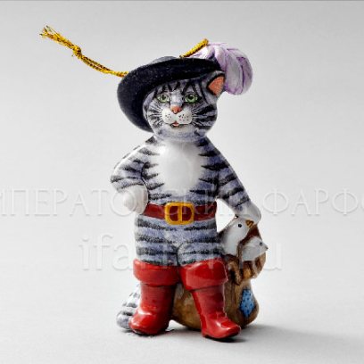 Елочная игрушка Кот в сапогах