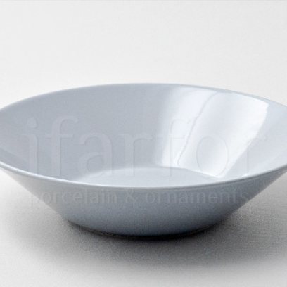 Тарелка глубокая «Teema (серая)» Фарфор. 210 мм.