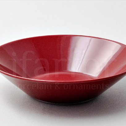 Тарелка глубокая «Teema (красная)» Фарфор. 210 мм.