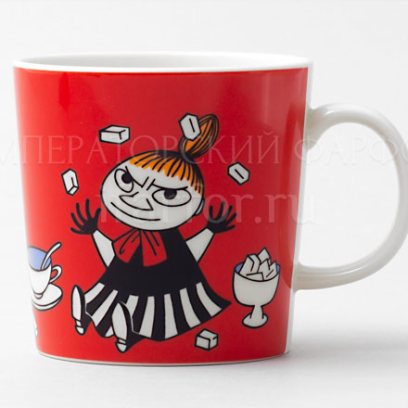 Кружка «Малышка Мю» Форма: Arabia MOOMIN. Фарфор. 300 мл.