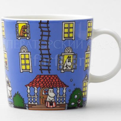 Кружка «Мумми-Дом» Форма: Arabia MOOMIN. Фарфор. 300 мл.
