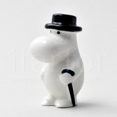 Фигурка «Муми-папа» Форма: Arabia MOOMIN. Фарфор. 80 мм.