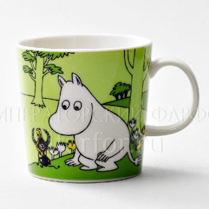 Кружка «Муми-тролль и Марсиане» Форма: Arabia MOOMIN. Фарфор. 300 мл.