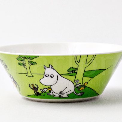 Пиала «Муми-тролль и Марсиане» Форма: Arabia MOOMIN. Фарфор. 150 мм.