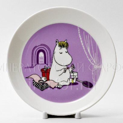 Тарелка Фрекен Снорк (сиреневая)