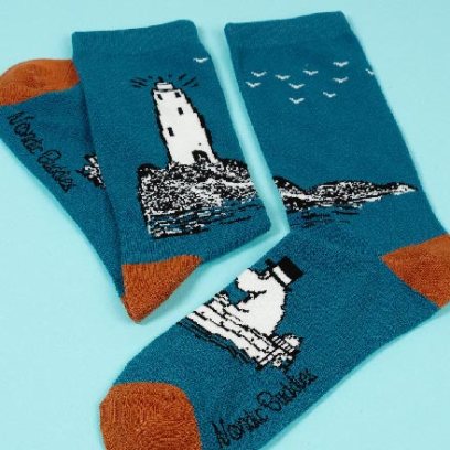 Носки мужские «Муми-папа» Форма: Arabia MOOMIN. Хлопок, полиамид, эластан
