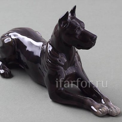 Скульптура Дог чёрный