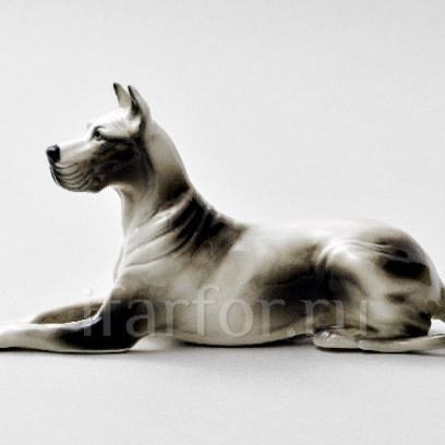 Скульптура Дог белый