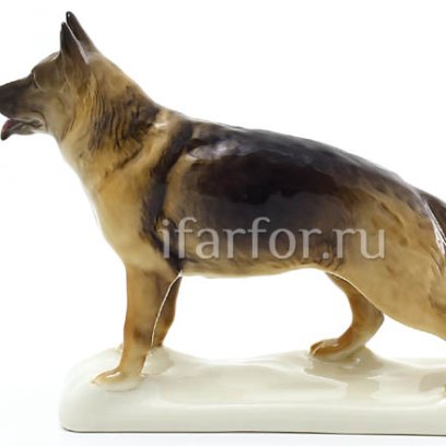 Скульптура Немецкая большая овчарка