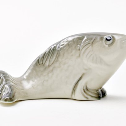 Скульптура Вобла Темно-серая