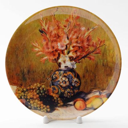 Декоративная тарелка Цветы и фрукты