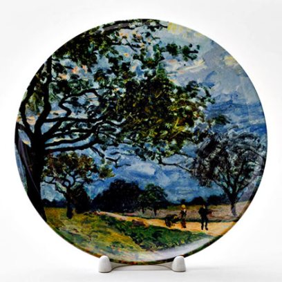 Декоративная тарелка Дорога из Версаля в Лювесьен