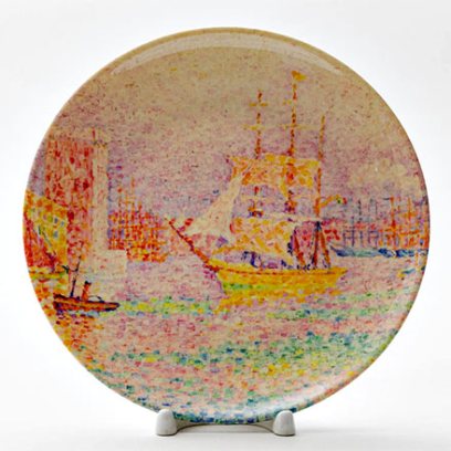 Декоративная тарелка The Harbour at Marseilles