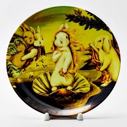 Декоративная тарелка Рождение крольчихи