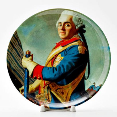 Декоративная тарелка Портрет ван графа Герман Мауриц ван Саксен