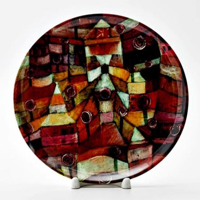 Декоративная тарелка Сад роз