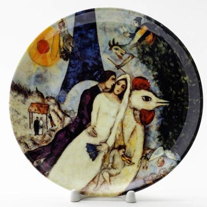 Декоративная тарелка Эйфелева башня