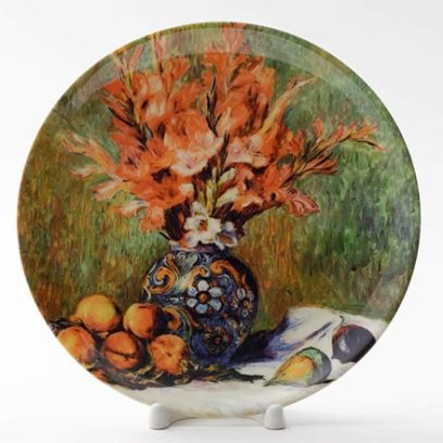 Декоративная тарелка Цветы и фрукты