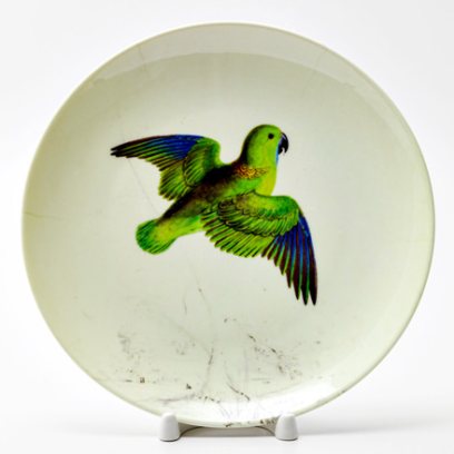 Декоративная тарелка Попугай с ошейником