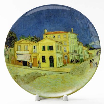 Декоративная тарелка Дом