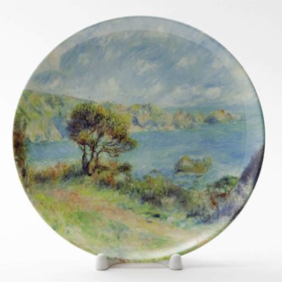 Декоративная тарелка Вид на острове Гернси