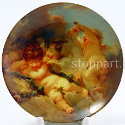 Декоративная тарелка Спящие амуры