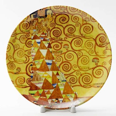 Декоративная тарелка Древо жизни. Левая часть