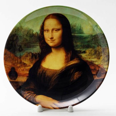 Декоративная тарелка Джоконда