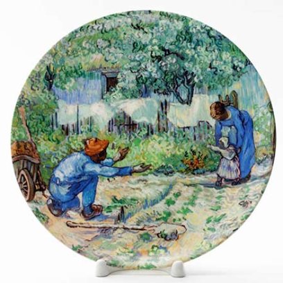 Декоративная тарелка Первые шаги