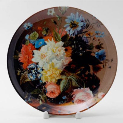 Декоративная тарелка Натюрморт с цветами 3