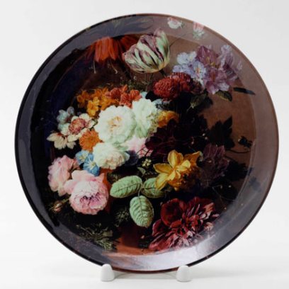 Декоративная тарелка Натюрморт с цветами 4