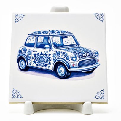 Изразец Голландский. Ретро автомобиль
