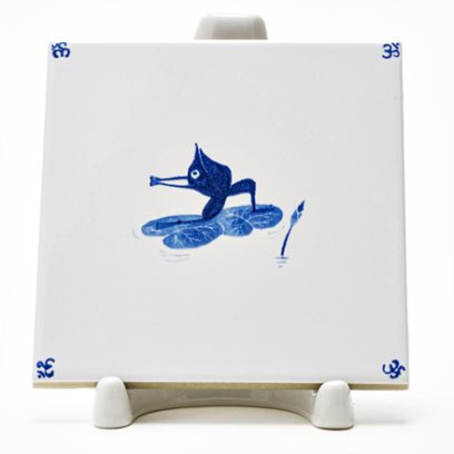 Изразец Голландский. Цапля