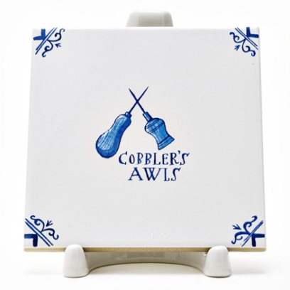 Изразец Голландский. Сапожники из Спиталфилдса