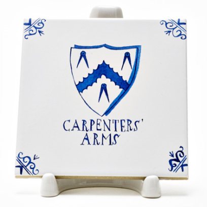 Изразец Голландский. Герб плотников