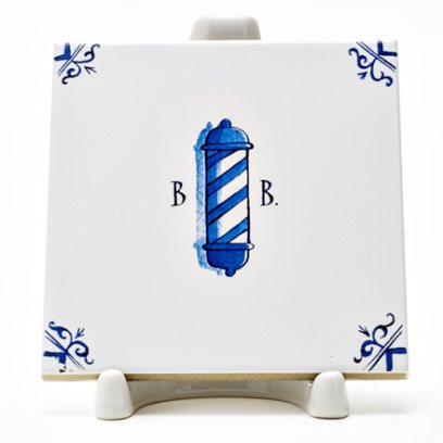 Изразец Голландский. Парикмахерская в Bedell Coram