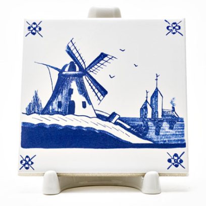 Изразец Голландский. Мельница 16