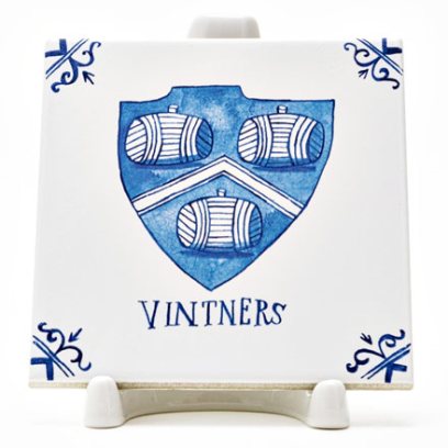 Изразец Голландский. Герб виноделов