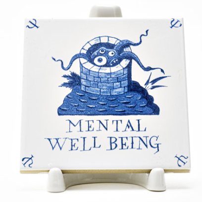 Изразец Голландский. Осьминог