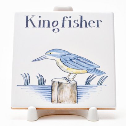 Изразец Голландский. Зимородок