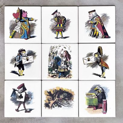 Набор изразцов Судебное заседание